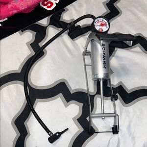 Schwinn Silver and Black Bike Pump